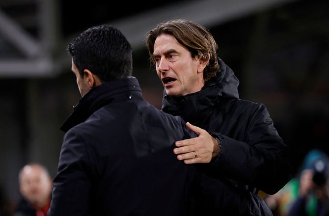 Premier League -Arteta roser Thomas Frank: Noget helt andet 