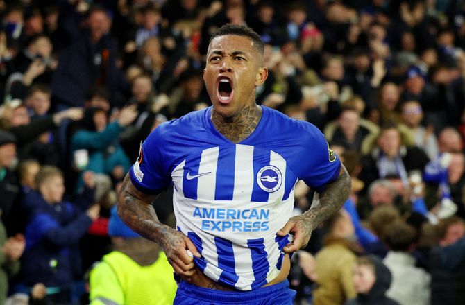 Europa League -Joao Pedro blev Brighton-helt: Bedste øjeblikke i mit liv