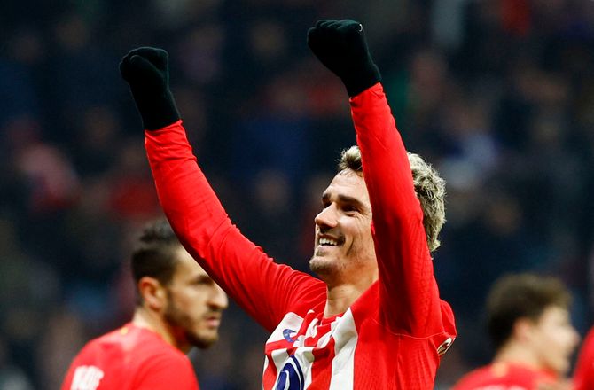 La Liga -Griezmann blev historisk i stor Atletico-nedtur