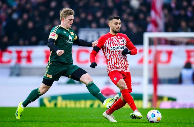 Bundesliga -Kaufmann fik sjælden chance i Union-remis