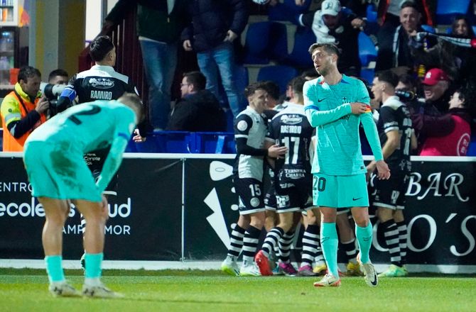 Copa del Rey -Barcelona overvandt chokscoring mod miniputter