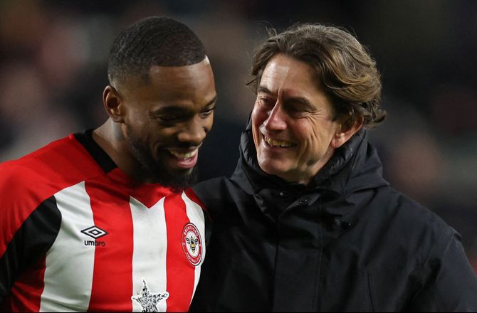Premier League -Toney storroser Thomas Frank: Er ikke bekymret for Brentford