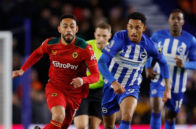 Premier League -Brighton og Wolves delte i chancerig affære