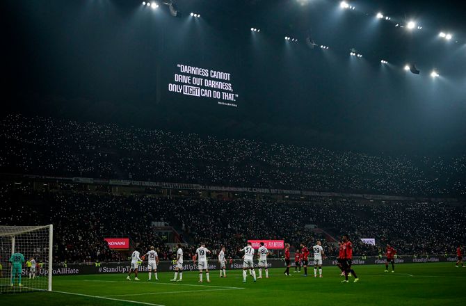 Serie A -Milan støttede Maignan med Martin Luther King-citat