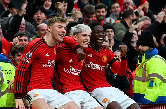 Premier League -Vild med Højlund og Garnacho: De er mine drenge