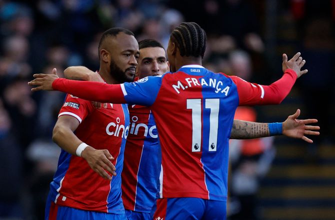 Premier League -Crystal Palace udnyttede overtal i perfekt Glasner-debut