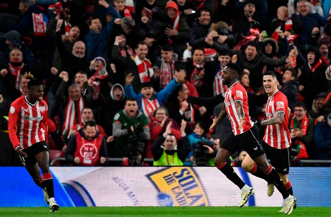 Copa del Rey -Athletic finaleklar efter Williams-brødre straffede Atletico