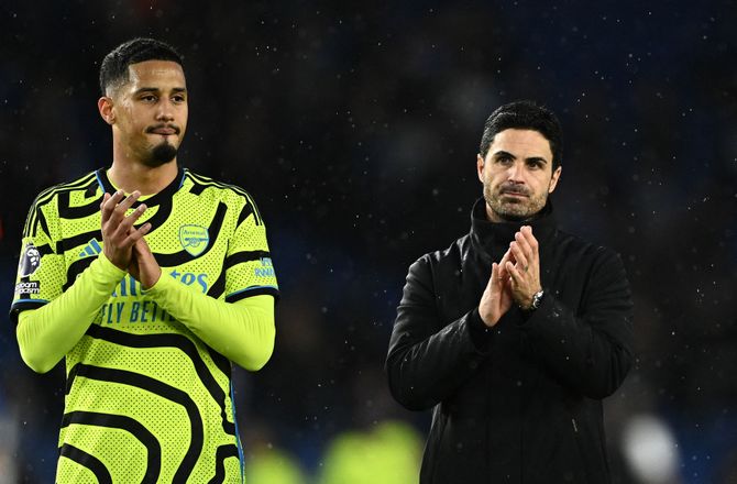 Champions League -Arteta: Saliba-forlængelse et udtryk for Arsenals størrelse