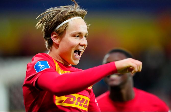 3F Superliga -Schjelderup kåret til forårets profil i Superligaen
