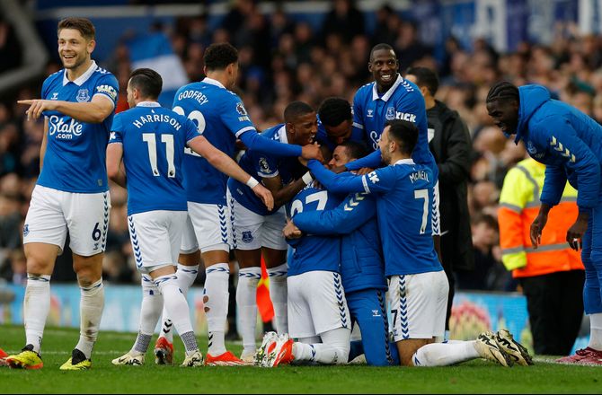 Premier League -Everton sikrede overlevelse mod Brentford