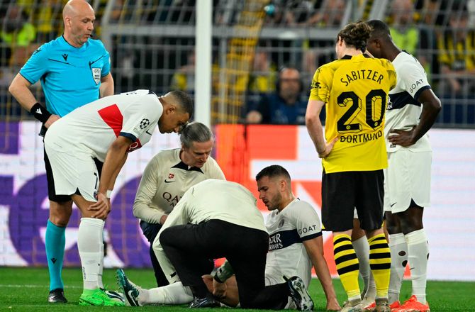 PSG -Korsbåndsskadet PSG-stjerne er blevet opereret