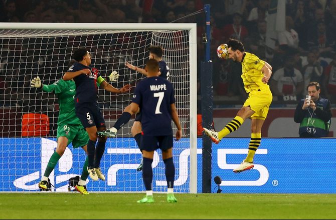 CL -Se det her: Hummels header Dortmund mod Wembley