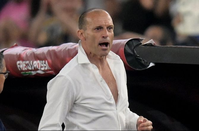 Supercoppa Italiana -Allegri får bøde for 'røvhul-kommentar'