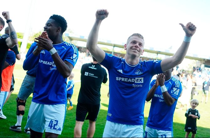 3F Superliga -Indskiftet Lyngby-helt efter livsvigtig sejr: Jeg var virkelig nervøs
