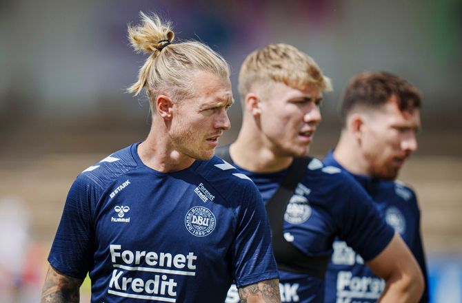 EM -Simon Kjær banker på: Tallene ser gode ud