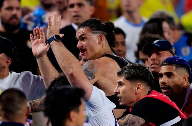 Uruguay -Uruguayansk karantæneregn efter Copa América-drama