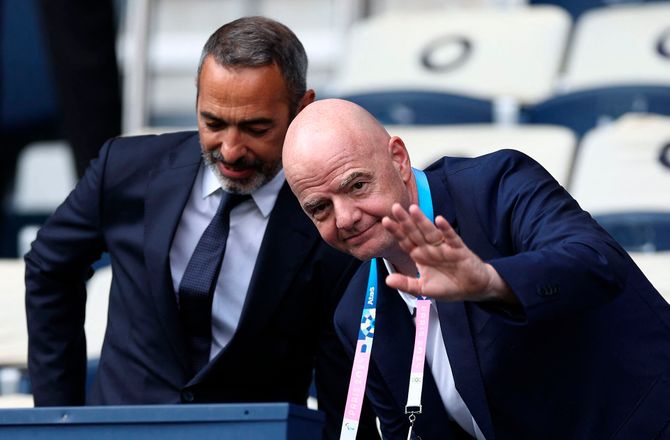 VM -Infantino jubler: VM er 104 Super Bowls 