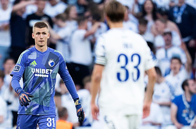 3F Superliga -FCK-keeper har pådraget sig brud