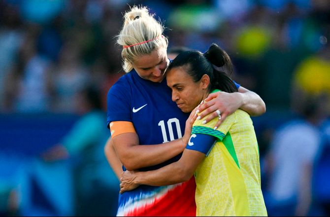 Sommer OL -Marta glippede guldet: USA's kvinder er olympiske mestre