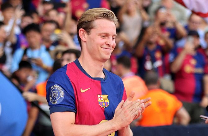 Barcelona -Flick om De Jong-kontrakt: Afhænger af begge parter