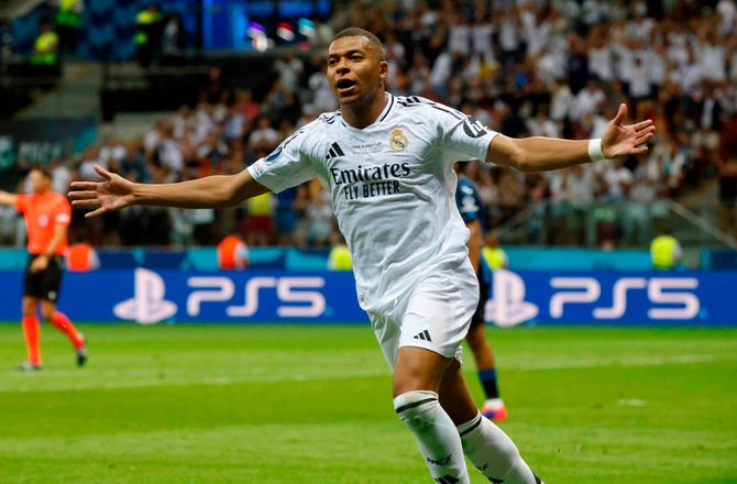UEFA Supercup -Drømmedebut: Mbappé sikrede Real sæsonens første trofæ