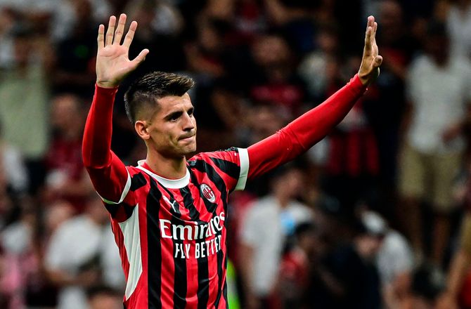 Serie A -Morata ventes ude i mindst tre uger