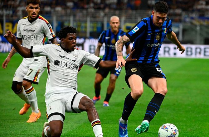Serie A -Dorgu fik fuld tid i nederlag til Inter