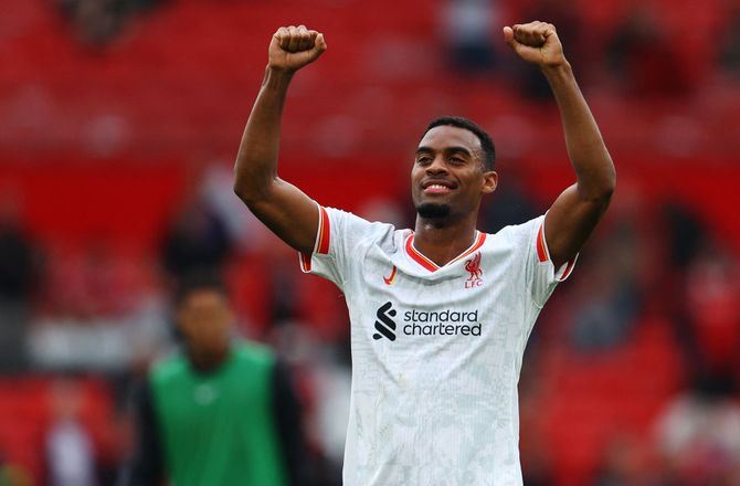 Premier League -Gravenberch er tilbage: Har det fantastisk