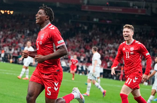 Nations League A -Debutantmål da Danmark slog Schweiz