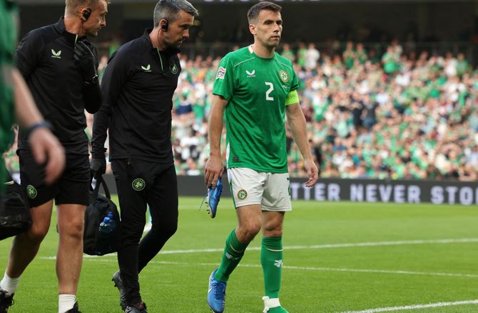 Nations League B -Seamus Coleman forlader den irske lejr