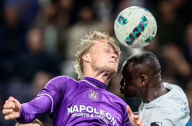 Jupiler Pro League -Kasper Dolberg scorer klassemål