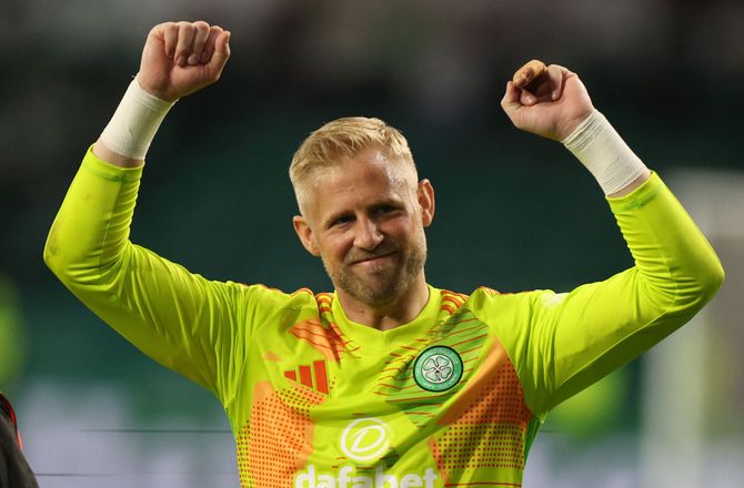 Premiership -Schmeichel og Celtic legede med bundhold