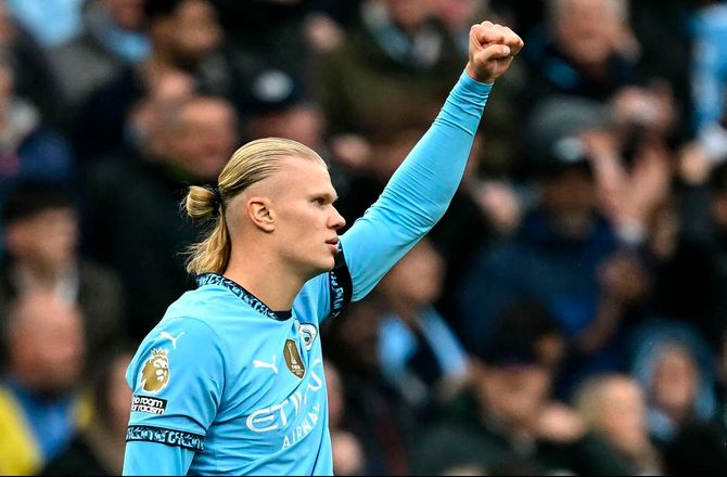 Premier League -Vilde Haaland tangerer Ronaldos målrekord