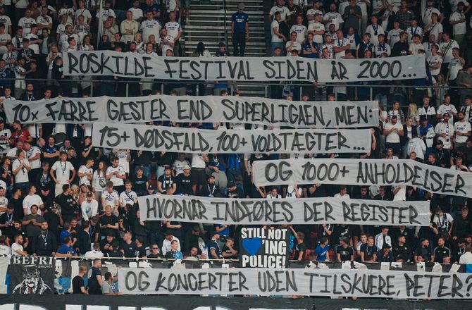 3F Superliga -Markant FCK-straf: Capo-tårn lukkes efter politikritisk banner