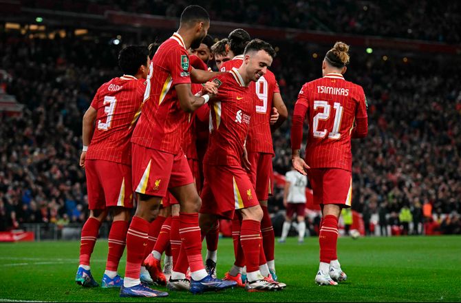 Carabao Cup -Liverpool storsejrede i comeback mod West Ham
