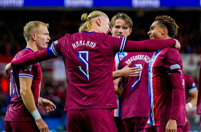 Nations League B -90 år gammel rekord: Haaland blev historisk i 3-0-sejr