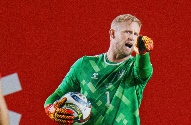 Nations League A -Schmeichel gamblede: Ser ikke godt ud på TV