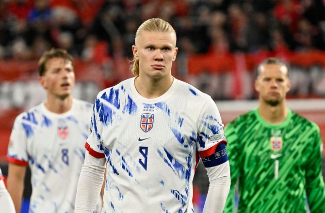 Nations League B -Haaland droppede pressen efter røvfuld