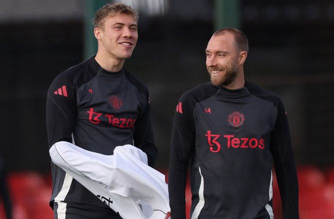 Premier League -Højlund bænket mod Arsenal - Eriksen starter