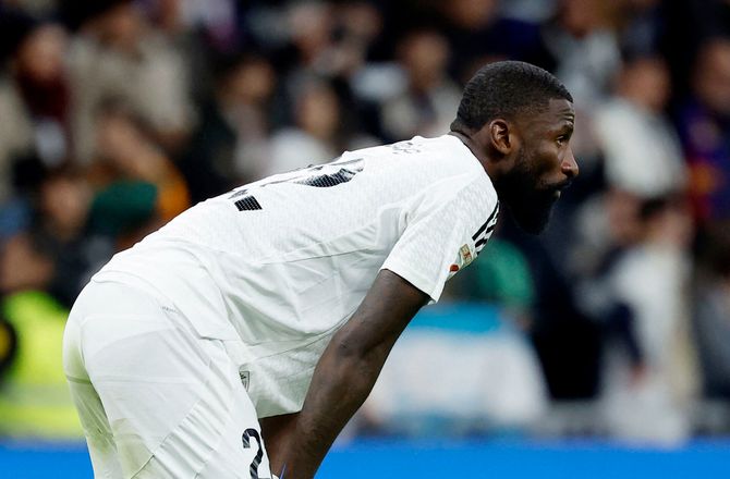 La Liga -Stort slag: Real Madrid må undvære Rüdiger