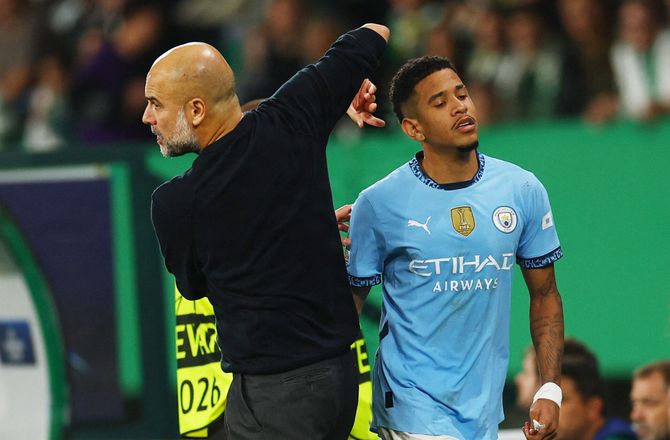 Premier League -Guardiola forklarer Savinho-rolle: Konkurrencen er hård