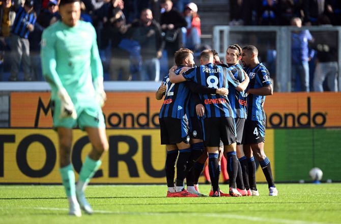 Serie A -Flyvende Atalanta vandt for sjette gang i træk