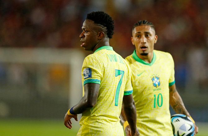 VM kval. CONMEBOL -Vinicius Junior blev skurken for Brasilien 