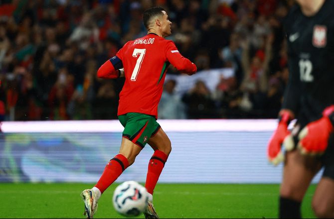 UEFA Nations League A -Ronaldo scorede på saksespark i portugisisk storsejr