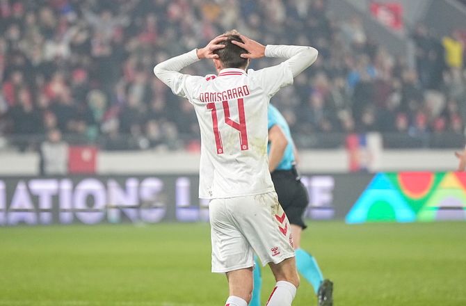 UEFA Nations League A -Damsgaard fremhæver serbisk stjerne: Gjorde det svært for os 