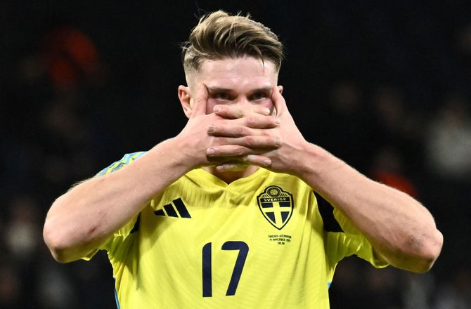 UEFA Nations League C -Svensk ydmygelse: Vilde Gyökeres scorede fire i storsejr
