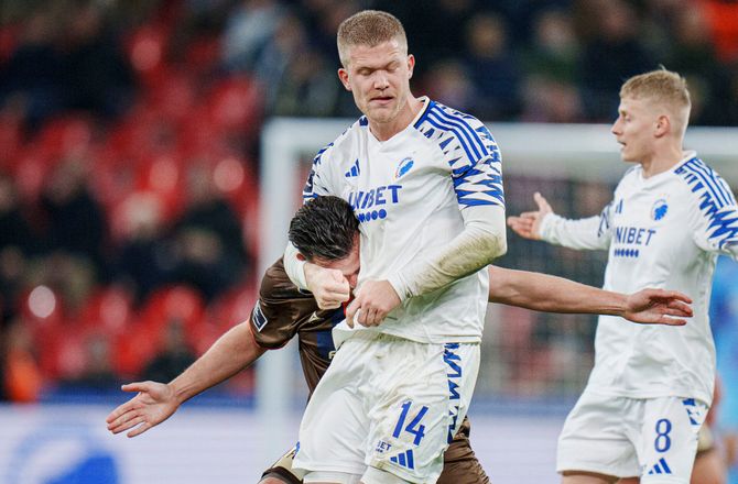 3F Superliga -Lyngby-stopper efter Cornelius-duel: Lidt vildt jeg får gult