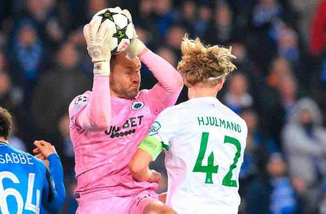 Jupiler Pro League -Mignolet er klar igen efter hjernerystelse
