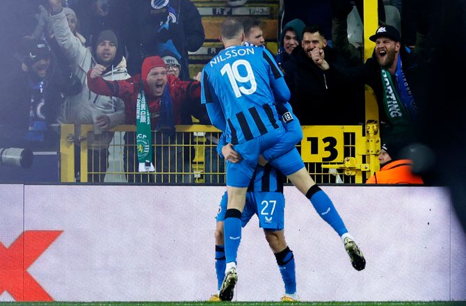Jupiler Pro League -Frustreret Nilsson reddede Brugge: Skulle have scoret to