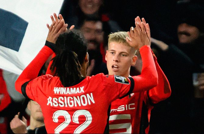 Ligue 1 -Første mål i 91 dage: Grønbæk sikrede Rennes-sejr